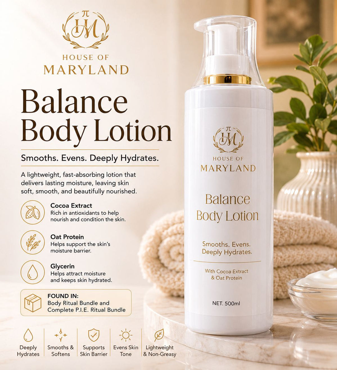 Balance Body Lotion - House of Maryland